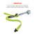 Squids 3155, Elastic Lanyard with Clamp - 2lbs, Lime