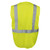 Ironwear® 1284-LZ-RD-CID ANSI Class 2 High-Visibility Safety Vest, S, Polyester Mesh, Lime