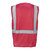 Ironwear® 1284-RZ-RD ANSI Class 2 Economy High-Visibility Safety Vest, 2XL, Polyester Mesh, Red