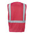 Ironwear® 1284-RZ-RD ANSI Class 2 Economy High-Visibility Safety Vest, L, Polyester Mesh, Red