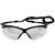 KleenGuard Nemesis Series 25676 Lightweight Safety Glasses, Universal, Black Frame, Clear Lens