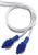Howard Leight AirSoft® DPAS-30R Corded Reusable Earplugs, M, Blue Plug, Red Cord