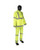 DuraWear® PVC/Polyester 3-Piece Lime Green Rainsuit with Reflective Stripes