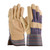 5555 Insulated Cold Weather Gloves, M, Premium Grain Pigskin Leather, Blue/Red/Brown