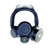 Advantage 1000 Riot Control Gas Mask, Complete With Canister, Nosecup, And Identification Tag, Black, Medium