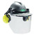 V-Gard Visor, Pc, Arc-Rated (Special Purpose Tint), Molded, (8"X 17.25"X .065"), Use W/Designated V-Gard Chin Protector