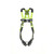 Miller H500 IS2P 1 pt harness w/tongue & chest mating buckles w/side D-rings w/shoulder pads size Universal