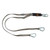 V-Series Tieback Twin-Leg Energy Absorbing 6' Tie-Back Lanyard, Ansi Z359.13-2013