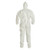 DuPont™ SL122B Chemical-Resistant Hooded Coverall, 6XL, Tychem® 4000, White