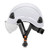 Fibre-Metal® FSH10001 Vented Safety Helmet, Clear, Polycarbonate