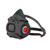 North® HM500 HM502T Reusable Half Mask Respirator, M, Black