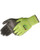 Liberty Glove Z-Grip® 4928HG-07 Coated Gloves, S, Engineered Yarn Shell, High-Visibility Green/Dark Gray - 4928HG-07-S