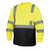 Pyramex Hi Vis Safety Shirt Lime/Black Type R Class 3 - M (RLTS3110B Series)