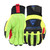 R2® 87800 All Purpose High-Performance Work Gloves, M, Cotton, High-Visibility Yellow/Green/Black