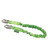 Miller® Manyard™ II 231M-Z7/6FTGN Stretchable Shock Absorbing Lanyard, 310 lb Load Capacity, 6 ft L