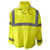 Dura Arc I Jacket w/ tuck-away hood, Lime, Type R Class 3 Vented Nomex Mesh Back, Size Small