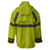 Dura Arc I Jacket w/ tuck-away hood, Lime, Type R Class 3 Vented Nomex Mesh Back, Size Small