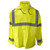 Dura Arc I Jacket w/ tuck-away hood, Lime, Type R Class 3 Vented Nomex Mesh Back, Size Medium