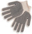 MCR Safety 9660 Regular Weight String Knit Work Gloves, XL, Cotton/Polyester, Natural