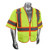 Radians® SV272-3 ANSI Class 3 Multi-Purpose High-Visibility Surveyor Safety Vest, L, 100% Polyester Mesh, Green - SV272-3ZGM-L