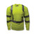 RADWEAR™ ST21-3 Long Sleeve High-Visibility Safety T-Shirt, XL, 100% Polyester, Green