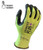15 Gauge, ExtraFlex Plus® Hivis Engineered Liner With Black PU Palm Coating, Thumb Croth Reinforcement, Touch Screen, ANSI 5, S