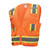 Radians® SV6O ANSI Class 2 2-Tone High-Visibility Surveyor Safety Vest, 3X, 100% Polyester Mesh, Orange