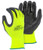 Majestic 3229HVY SuperDex Elite, Micro Foam Nitrile Palm & Finger Coated Gloves, 15-Gauge Liner, Breathable, Hi Vis Yellow/Black - Box/12 Pairs - M
