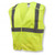 Radians SV4GM Economy Type R Class 2 Breakaway Mesh Safety Vest - Yellow/Lime - L