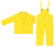 MCR Safety 3003X2 Wizard, .28mm, PVC/Nylon/PVC, Flame Ret, Suit, 3 PC, Yellow, 1/Each