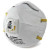 3M™ 8210V Particulate Respirator, Universal, N95 Filter, 0.95 Filter Efficiency, W/Exhalation Valve, 10/Box