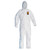 KleenGuard™ A20 Coveralls, White, XL, Zipper Front, Elastic Back, Wrists, Ankles and Hood