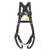 Workman Arc Flash Vest-Style Harness, BACK WEB Loop, Tongue Buckle Leg Straps, BELAY LOOPS, Standard (STD)