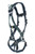 MSA X-Large EVOTECH® Arc Flash Full-Body Harness With Back And Hip Steel D-Rings, Qwik-Fit Leg Straps And Shoulder Padding