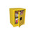 1 Door, Manual Close, 2 Drawers, 24 Can Benchtop Flammable Cabinet, Sure-Grip® EX, Yellow - 890500