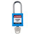 Standard Key Retaining Lockout Plastic Padlock 1.5 Steel Shackle KD Blue 1PK