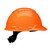 3MSecureFit H-707SFV-UV Hard Hat Vented Hi-Vis Orange Ratchet 20/CS