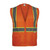 RAF RAF-586-ET Economy High-Visibility Safety Vest, L, Woven Polyester Mesh, Orange