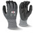 Radians® Axis™ RWG560 Cut-Resistant Gloves, L, HPPE with Fiberglass, Gray/Black