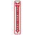 NMC™ M23P Glow-in-the-Dark Safety Sign, FIRE EXTINGUISHER Legend, 18 in H x 4 in W, Pressure Sensitive Vinyl, Red/Glow Yellow