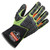 ProFlex® 925F(x) Standard Dorsal Impact-Reducing Gloves, S, Neoprene/Foam, High-Visibility Lime