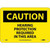 NMC™ C88R Safety Sign, CAUTION HEARING PROTECTION REQUIRED Legend, 7 in H x 10 in W, Rigid Plastic, Black/Yellow