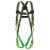 Miller® Duraflex® E650-4/UGN Full Body Harness, 400 lb Load Capacity, Universal