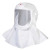 Versaflo� S-Series Hood, M/L, Poly Coated, Non-Woven Polypropylene, White, W/Integrated Head Suspension