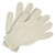 MCR Safety 9510M High Performance Regular Weight Work Gloves, L, 100% Cotton, Natural