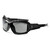 Skullerz® LOKI-AF, Safety Glasses, Black, Anti-Fog Smoke Lens