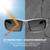 Skullerz® ODIN-PZ, Safety Glasses, White, Polarized Smoke Lens