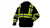Pyramex RCSZH33 Series Sweatshirt, Type R, CSA Class 2, Black/Black, 4XL - Canada Only