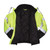 Pyramex® RJ3210 High-Visibility Waterproof Bomber Jacket, Polyester/300D Polyurethane, Lime, M, Tall