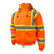 Radians SJ11QX-3Z Class 3 X-Back Quilted Bomber Jacket with Hood, Orange, S - Canada Only